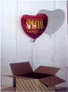 balloon in a box - balloon gift